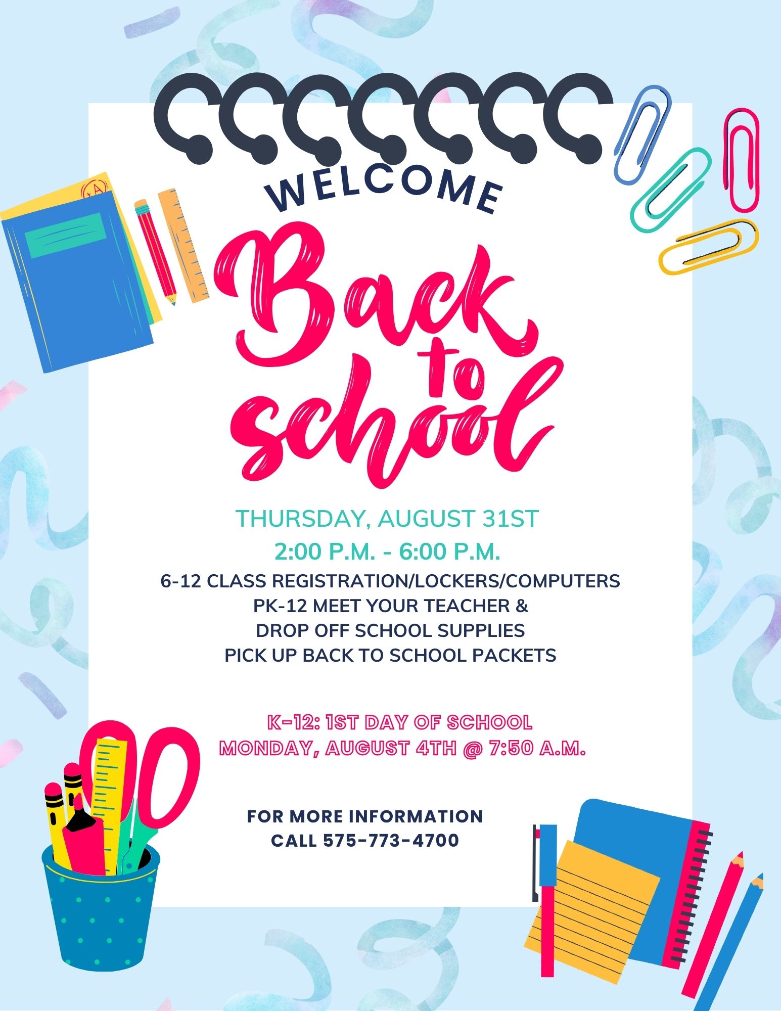 Welcome Back to School